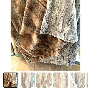 Minky Beige Lap Throw